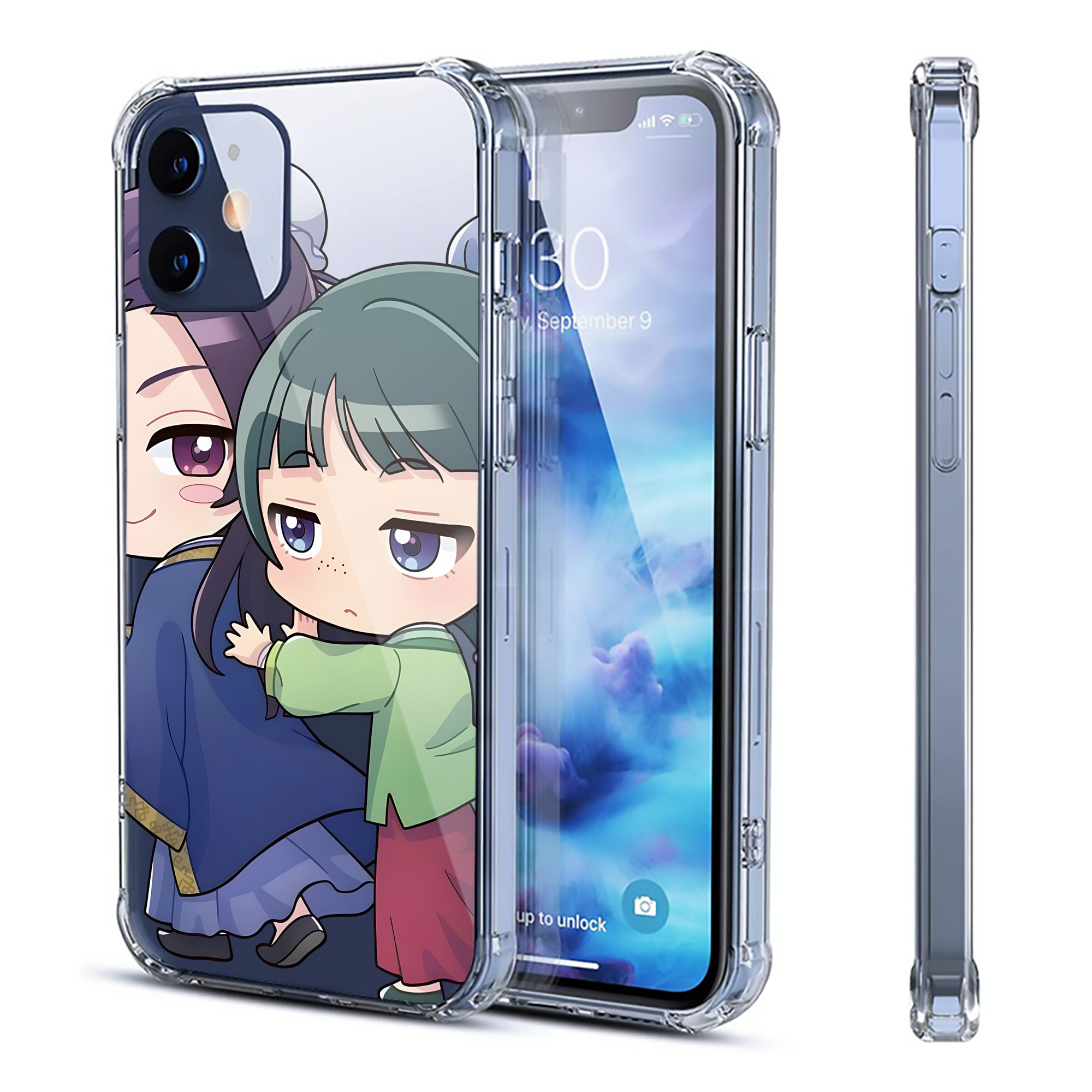 （画像用） 薬屋のひとりごと The Apothecary Diaries 【iPhone 12シリーズ対応】透明スマホケース（クリアソフトケース）